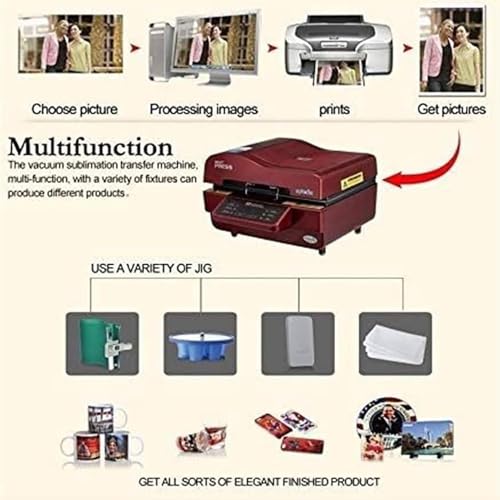 Máquina de Sublimación 3D con Vacío y Control de Temperatura miniatura 6