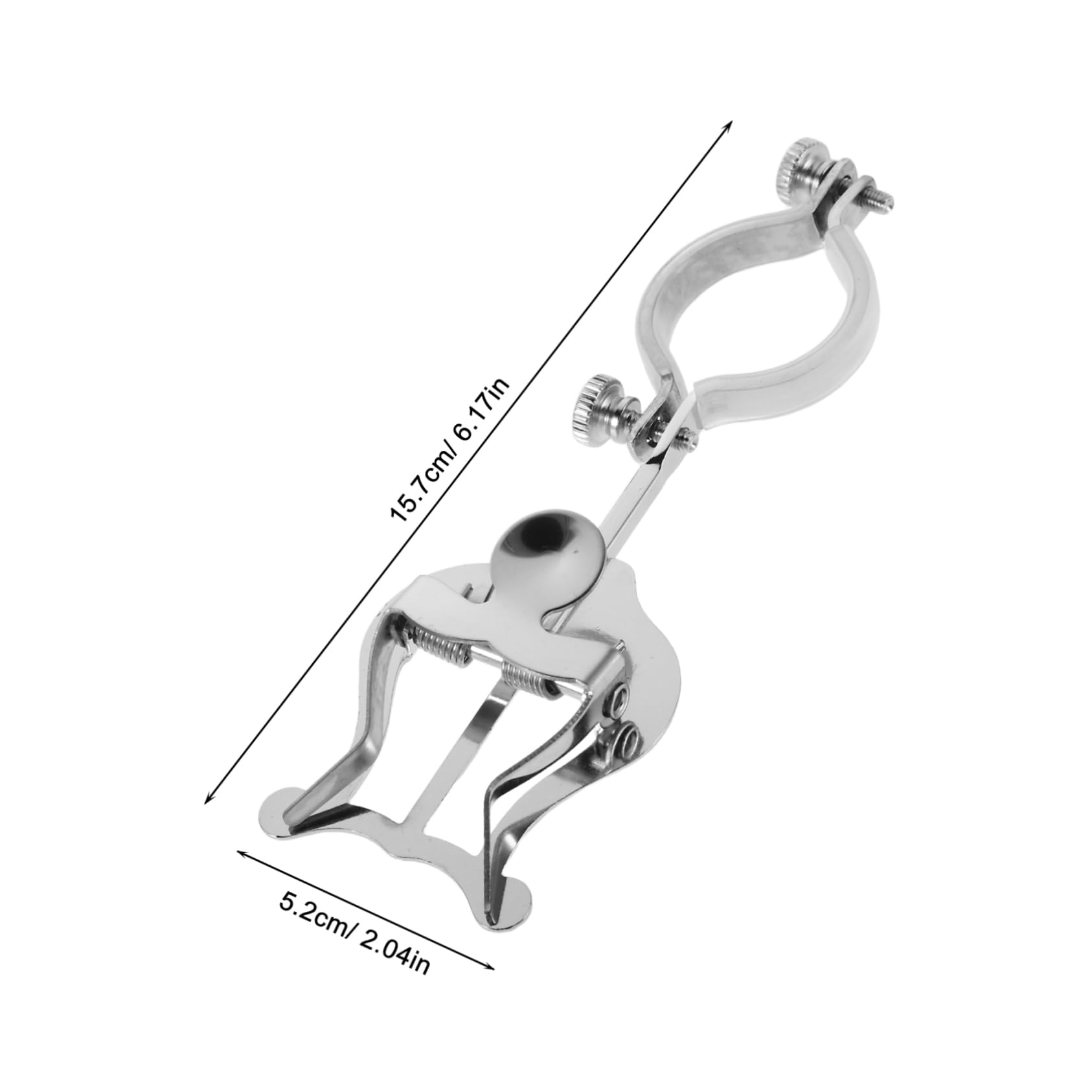 VICASKY Compact Clarinet Lyre Clip for Marching Band Lightweight Music Sheet Holder Quick Attachment Durable Construction Portable Design for Secure Performance