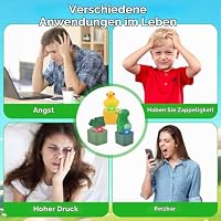 3 Stück Clicker Schlüsselanhänger Fidget Toys mit LED Licht Sound – Ansicht 6