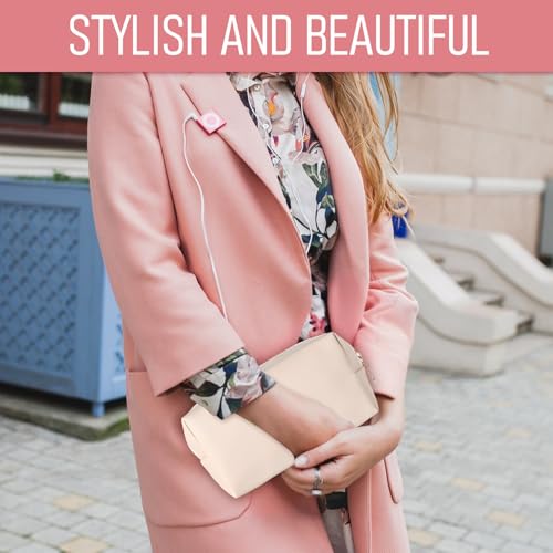 8 Pcs Makeup Bag Pu Leather Cosmetic Pouch Waterproof Small Toiletry Bag Portable Cosmetic Organizer Water Resistant Storage Purse for Lady Women Daily Storage Travel Organizer (Beige,Medium) 7