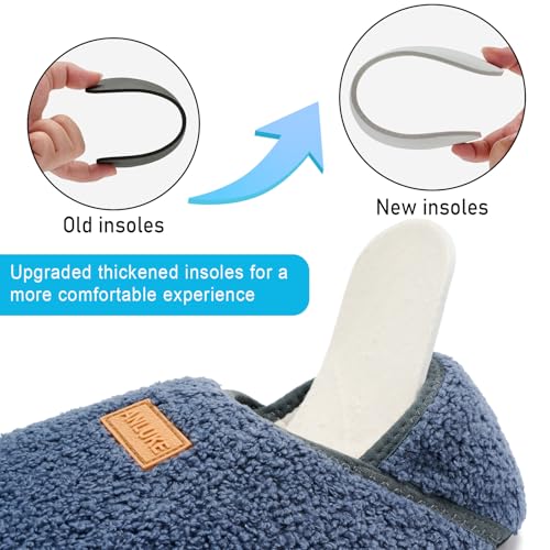 ANLUKE Slipper for Women Men Slipper Socks Fuzzy House Shoes Rubber Sole Slip On Soft-Lightweight Non Slip Indoor/Outdoor - Image 5