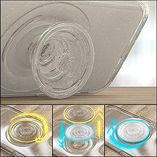OtterBox + Pop Symmetry Series Clear Case for iPhone 12 Mini, Retail Packaging - Stardust (Silver Flake/Clear) with Stardust Pop - image 7