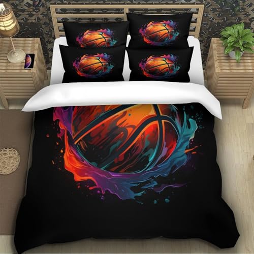 Parure de lit 3D danseuse rose en microfibre douce avec zip 220x240 - 5