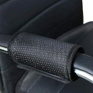 Muletas de manillar, fundas de agarre de mano, cómodas y suaves, fundas de apoyo para muletas, fundas de manija para caminantes, sillas de ruedas, muletas (negro)