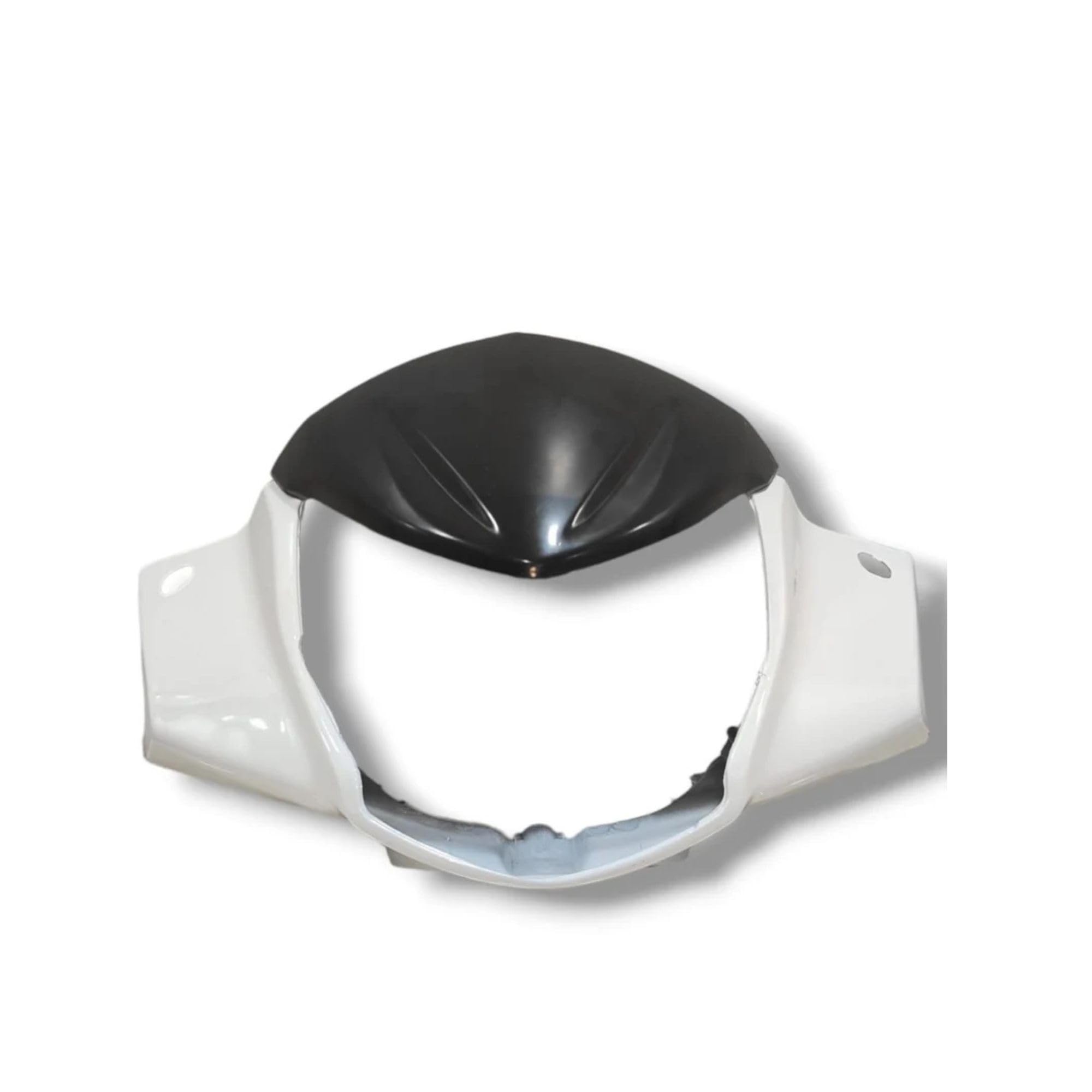 Headlight Visor for Maestro Edge 110 | Pearl Fadeless White Fly Screen Windshield | Premium Front Bike Accessory