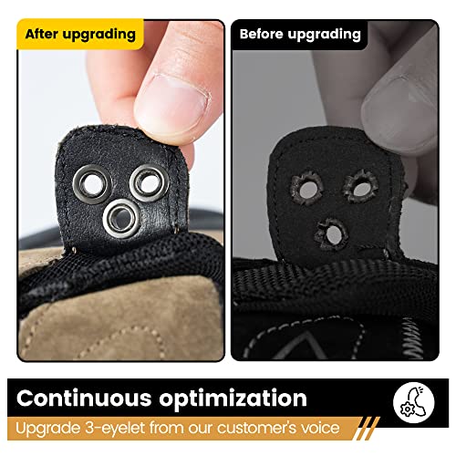 Steel Toe Shoes for Men, Safety Mens Work Shoes Comfortable Indestructible Construction Shoes Leather4