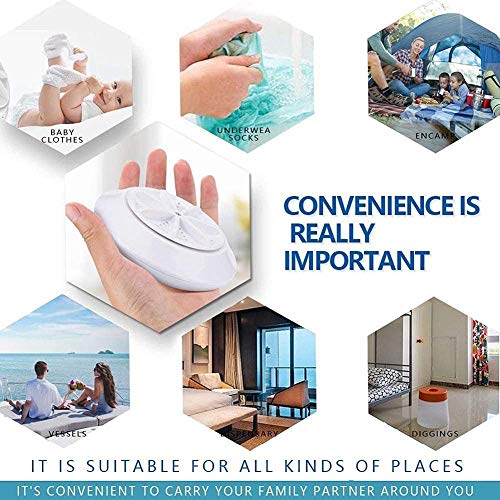 NSSTAR Draagbare automatische mini-wasreiniger, reiswasmachine, persoonlijke roterende ultrasone wasmachine - Image 8