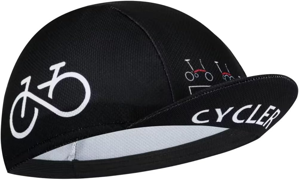 Gorra de ciclismo divertida, gorra de ciclismo para hombres y mujeres, gorra para debajo del casco, talla única