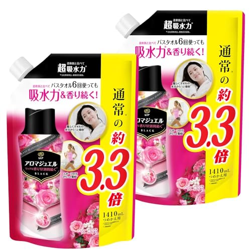 レノアアロマジュエル アンティークローズ&フローラルの香り つめかえ用 超特大サイズ 1410ml×2個セット
