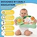 Time Followers® 6-in-1 Baby Activity Center | 4 Stage Montessori-Inspired Toys | Grow Stationary Standing Toddler Table | Jumpers & Bouncers | Must Have for Boy & Girl 6, 12, 24+ Month Old (White)