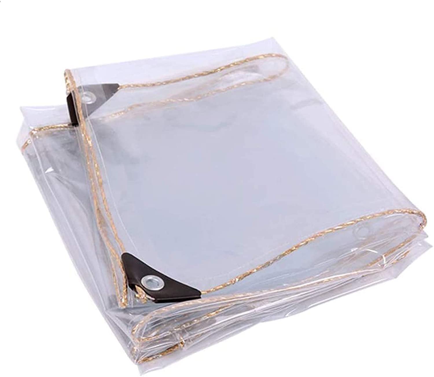 Lona Transparente Impermeable 1x1m cubierta protectora resistente