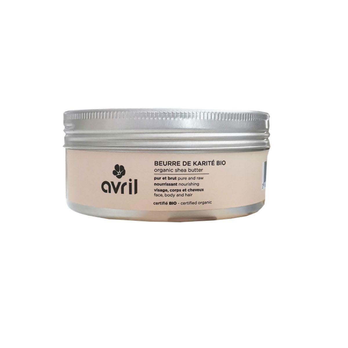 Avril - Beurre de Karité Bio - Soin Visage, Corps et Cheveux - Nourrit et Adoucit - Pur, Non Raffiné, 100% d'Origine Naturelle - Certifié Bio Cosmos Organic - 230ml | Nourrit et Adoucit, Pur Non Raffiné, 100% d'Origine Naturelle, Certifié Bio Cosmos Organ
