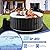 Goplus Inflatable Hot Tub, 4-6 Person Blowup Pool Hottub w/130 Air Jets, Heater Pump, Filter Cartridges, Insulated Cover, Ground Cloth, Portable Outdoor Water SPA (80’’ Round, 4-6 Person)