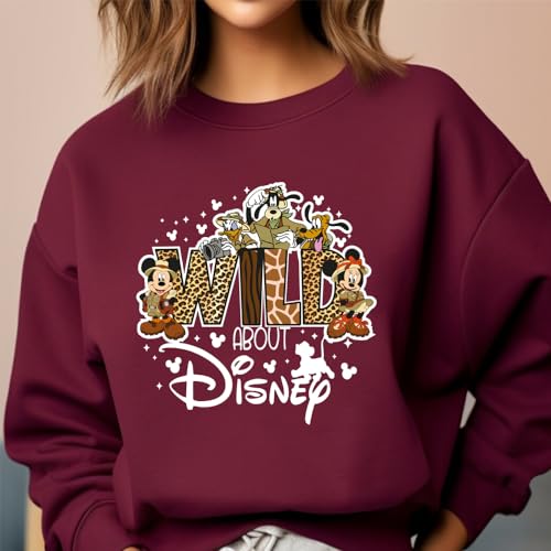 Kingdom Sweatshirt, Wild Sweatshirt, Mouse Head Sweatshirt, Vacay Mode Sweatshirt, Family Trip Sweatshirt,Safari Sweatshirt4