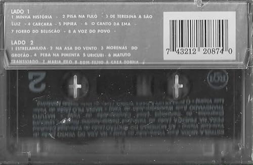 Fita Cassete K7 João Batista do Vale- 1995 (Vários Artistas - Tributo)
