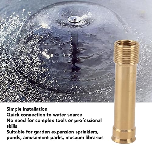 Water Nozzle, Sprinkler Garden Accessories Watering Tool Fountain Nozzle Fountain Drinks Brass Fountain Nozzle with Thread - Image 4