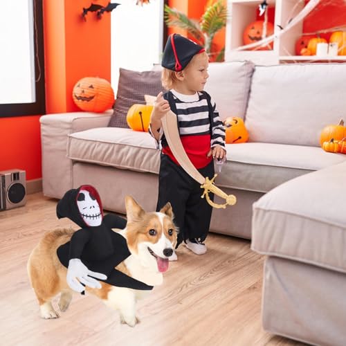 MILIAFLICK Halloween Kostüm für Hunde - Großer Hund Halloween Kostüm Hundekostüm
