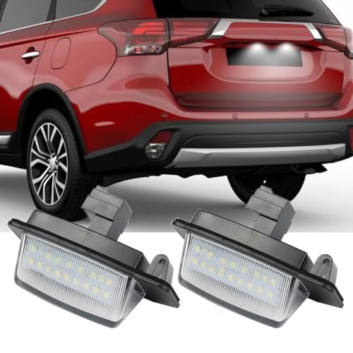 Luz de matrícula para Mitsubishi Outlander evita multas y fallos ITV 2