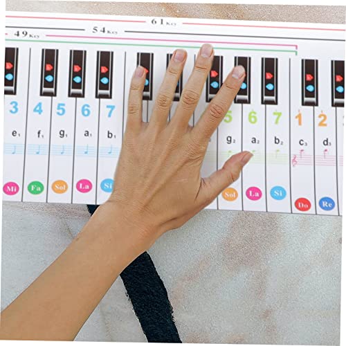 Toyvian 88 Handroll Papier De Pratique Piano Doigté Tableau Comparatif Piano Doigté Tableau De Pratique Piano Clavier Autocollant Claviers Piano Clavier Papier D’Enseignement Portable - Les Beatles, Paul McCartney, John Lennon, RIngo Starr, George Harrison Toyvian 88 Handroll Papier De Pratique Piano Doigté Tableau Comparatif Piano Doigté Tableau De Pratique Piano Clavier Autocollant Claviers Piano Clavier Papier D'Enseignement Portable – Image 6
