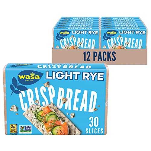Wasa Light Rye Crispbread, 9.5 Ounce (Pack Of 12) #TOP4