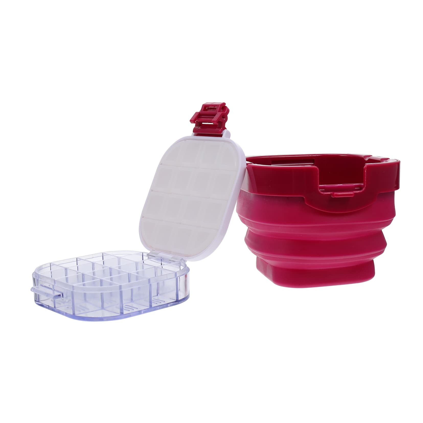 OSALADI Color Mixing Container Portable Pigment Mixing Case with Folding Design Durable Paint Box for and Travel Painting Tool for Artists