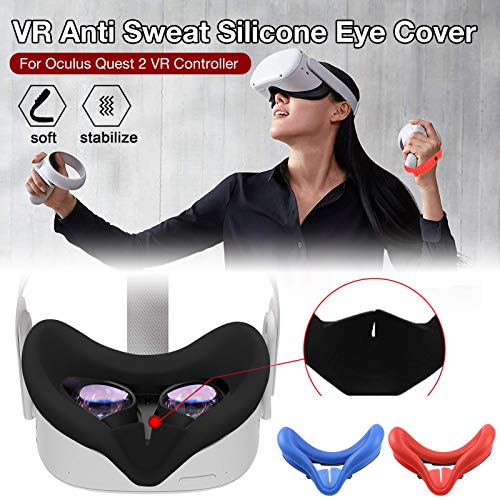 Zachte Anti-Zweet Siliconen VR Oogmasker Cover Voor Oculus Quest 2 VR Headset, Antislip wasbaar Anti-Lekkage Licht… - Image 8
