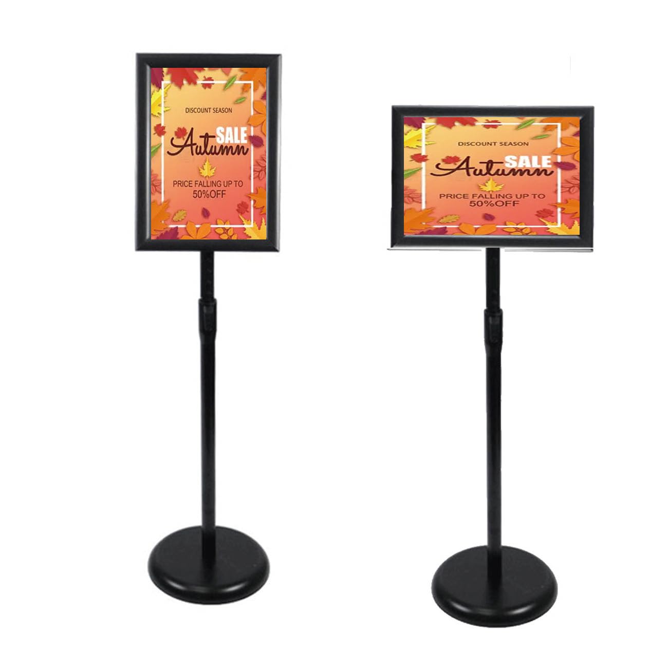 Soporte para Carteles Soporte para Carteles Ajustable Soportes de exhibición para Carteles Marco a presión Venta Soporte para Carteles Soporte para Carteles a3 Negro