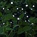 GDEALER Solar String Lights 72ft 200 LED 2 Modes White Solar Powered Waterproof Starry Fairy Outdoor String Lights Christmas Decoration Lights for Garden Path, Party, Bedroom Decoration Cool White