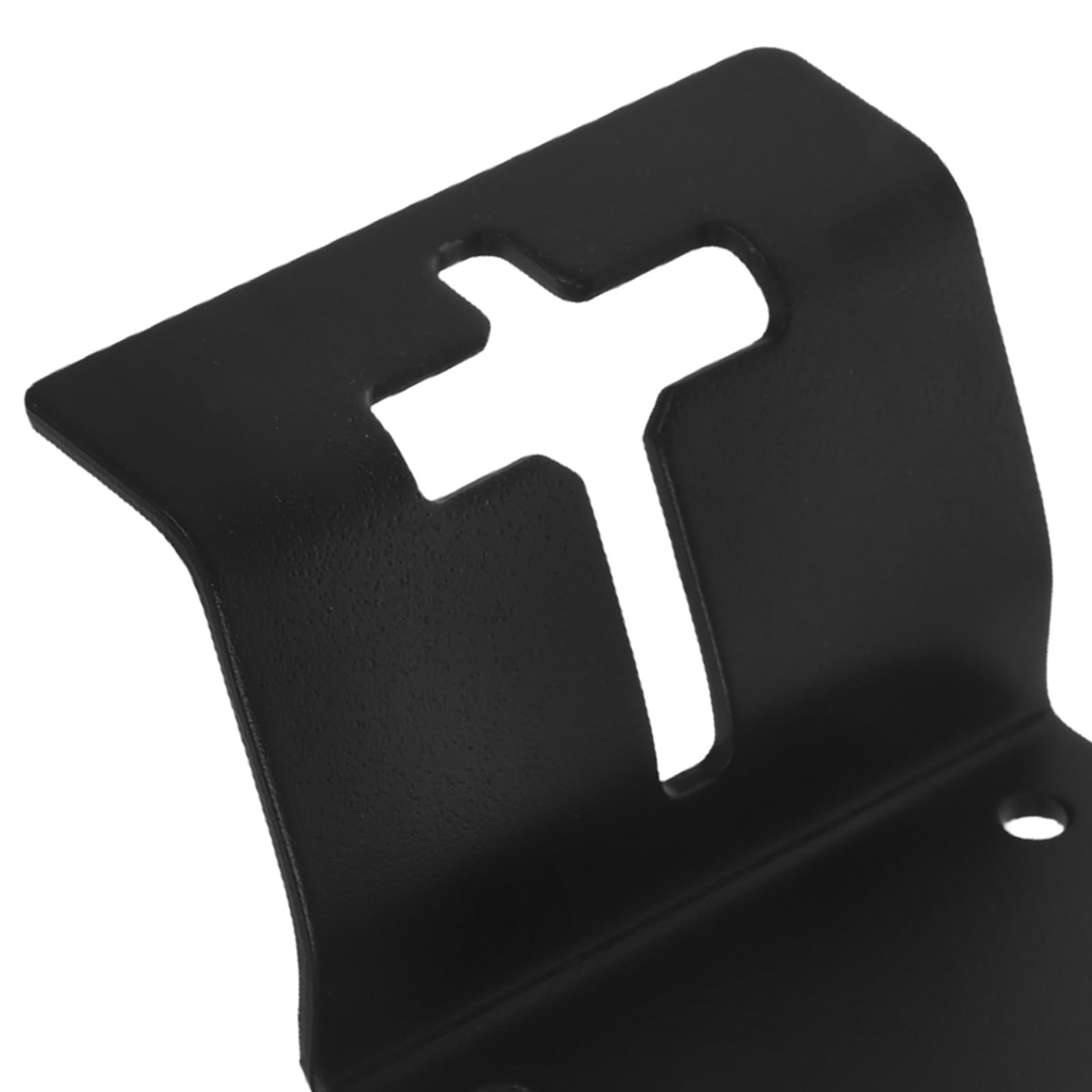 6 Piezas Soporte para Poste en T de Aluminio Negro