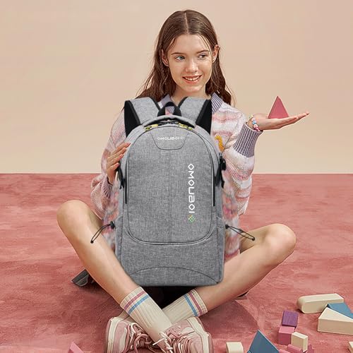 Laptop Backpack for Women Bag: 15.6 inch Travel Work Back Pack with Luggage Strap Business Daypack College Bookbag Waterproof Computer Backpack Anti-theft Casual Backpacks for Nurse Teacher(Grey)3