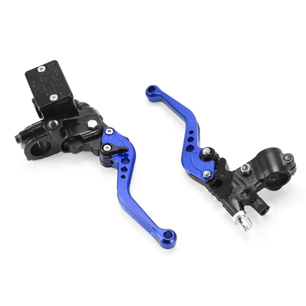 NingRuiBhd Brake Levers Clutch Lever for MT03 for MT25 for YZF for R125 for R25 for R15 for MT15 for MT125 Brake Master Cylinder Clutch Levers Motorcycle Accessories Brake Reservoir(Blue)
