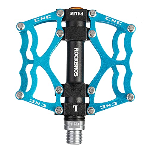 ROCKBROS Fahrradpedale MTB Pedale 9/16 Zoll CNC Aluminium mit Abgedichtete...