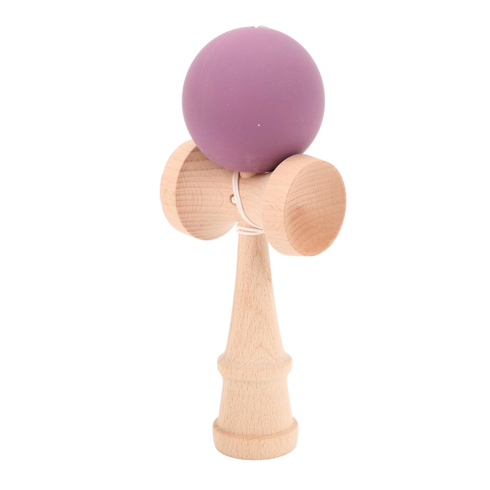 Kendama Toy, Wooden Catch Ball Kendama Wooden Kendama Toy Portable Kendama Poprawia koordynację Oka Dłoni ze Sznurkiem do Pomieszczenia i na Zewnątrz (PURPLE)