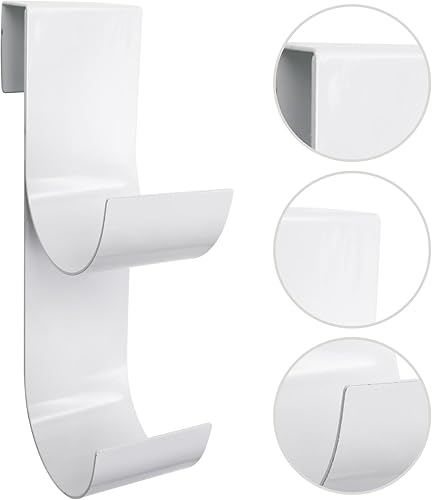 Miniatura 4 de 2 ganchos blancos para valla de piscina para equipos de piscina, ganchos de valla resistentes para barandillas de 34 a 1-14 pulgadas para postes de