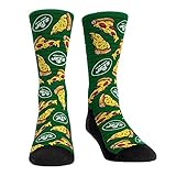 Rock 'Em Socks Youth New York Jets Localized Food Pizza Crew Socks