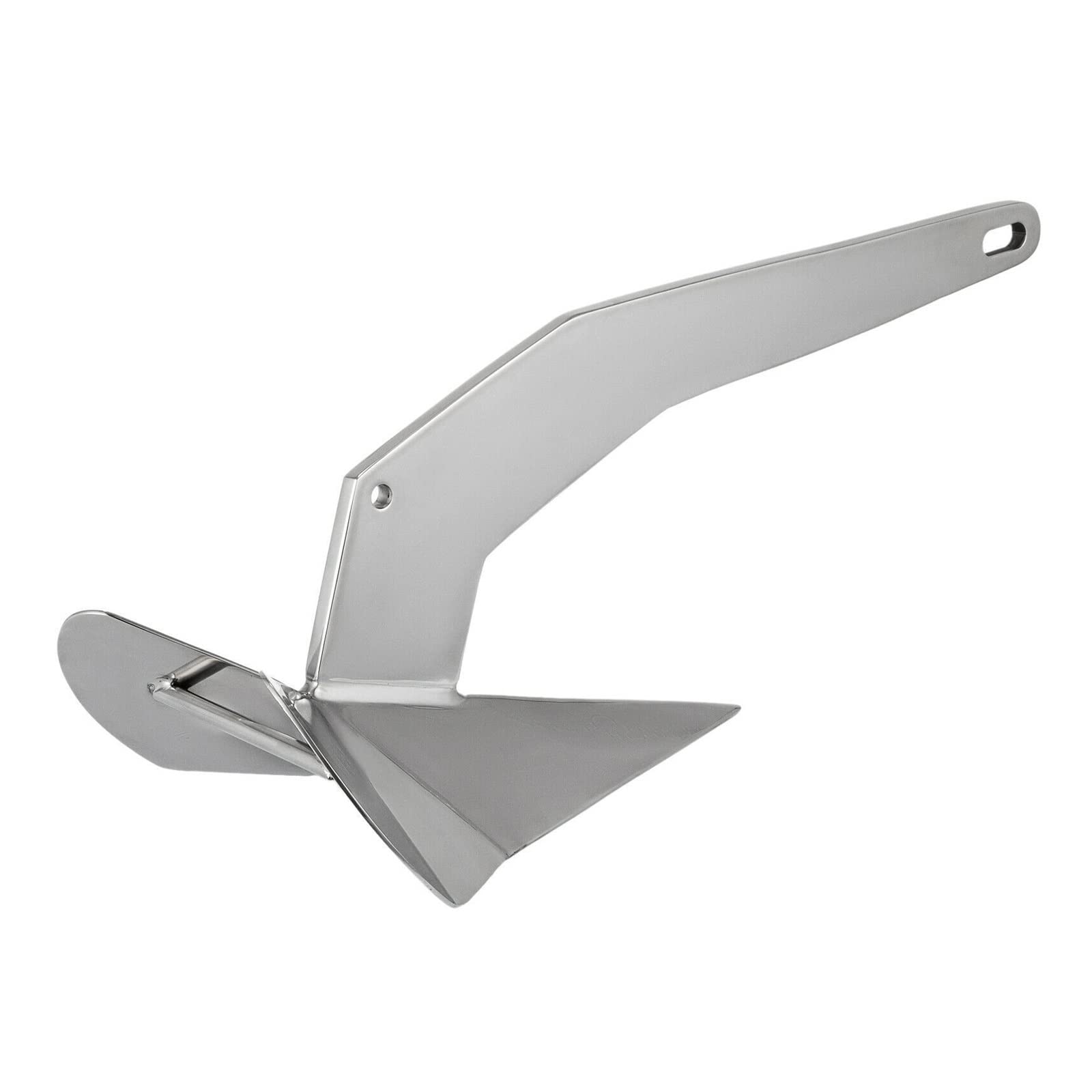 3 Kg, 4 Kg, 5 Kg, 6 Kg, 10 Kg, 15 Kg 316 Acero Inoxidable Barco Yate Accesorios Marinos Hardware Barco Ancla Delta Ancla Triángulo Ancla Para embarcaciones(15kg)