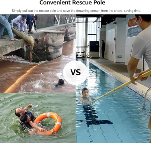 Perche télescopique en acier inoxydable durable pour piscine - 6
