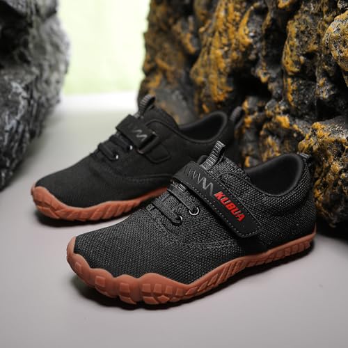 Image of KUBUA Kids Barefoot Shoes for Boys Girls Zero Drop Minimalist Sneakers | Wide Toe Box, Natural Foot Development, Lightweight, Hiking, Running, Tennis, Walking, School, Toddler, Little Kid, Big Kid