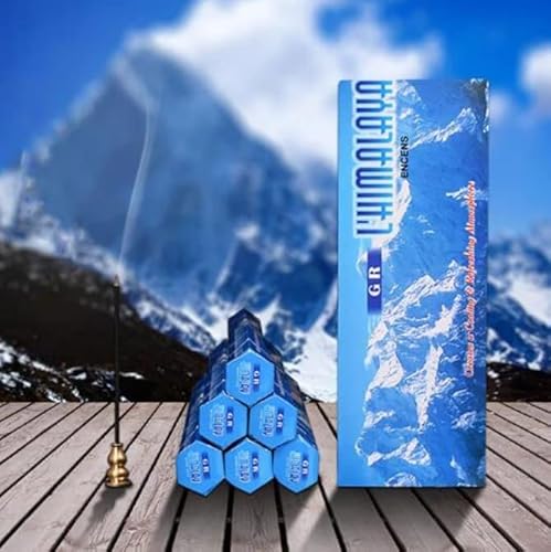 Himalaya • 1 Tubo da 20 Bastoncini di Incenso in oltre 50 Diverse Fragranze idonei per: Meditazione, Yoga, Aromaterapia e Relax