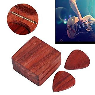Boîte en bois de médiator de guitare, support de boîte de rangement de médiator de guitare avec 2 pièces de médiators en… - Les Beatles, Paul McCartney, John Lennon, RIngo Starr, George Harrison Boîte en bois de médiator de guitare, support de boîte de rangement de médiator de guitare avec 2 pièces de médiators en… – Image 3