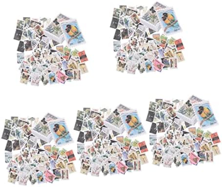 COHEALI 5pcs 6 Scrapbooking Vintage No-Stickiness Journaling DIY School Decoupage Stationary for Paper Magazine Supplies Bags Papers Without Stickness Background Stamping Kit Collection