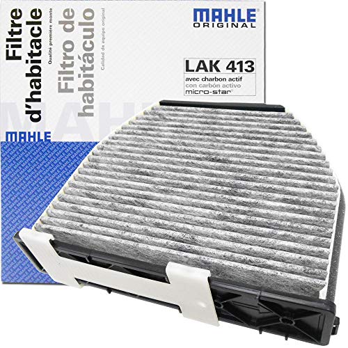 MAHLE マーレ エアコンフィルター 脱臭 花粉 メルセデス ベンツ Cクラス CLS CLSシューティングブレイク (W204 C204 C218) C180 C200 C250 C300 C63 CLS220 CLS350 CLS400 CLS550 CLS63 左右兼用ハンドル C6001 ※適合型式確認要 活性炭 消臭 PM2.5除去 純正フィルターメーカー製