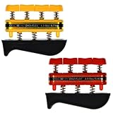 DigiFlex Combo 2-Pack of Hand Exercisers - X-Light (Yellow - 1.5 lbs) and Light (Red - 3 lbs) Resistance