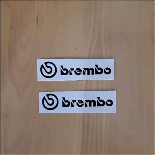 Brembo Brake Caliper HIGH TEMP Decal Sticker Set of 4