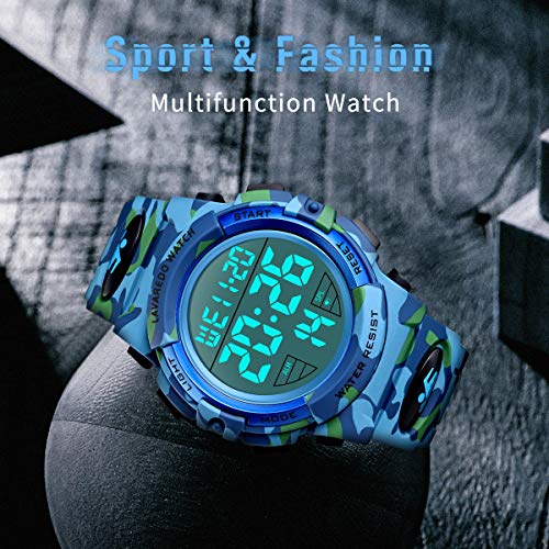 Image of L LAVAREDO Digital Men's Watch (Black Dial Black Colored Strap)