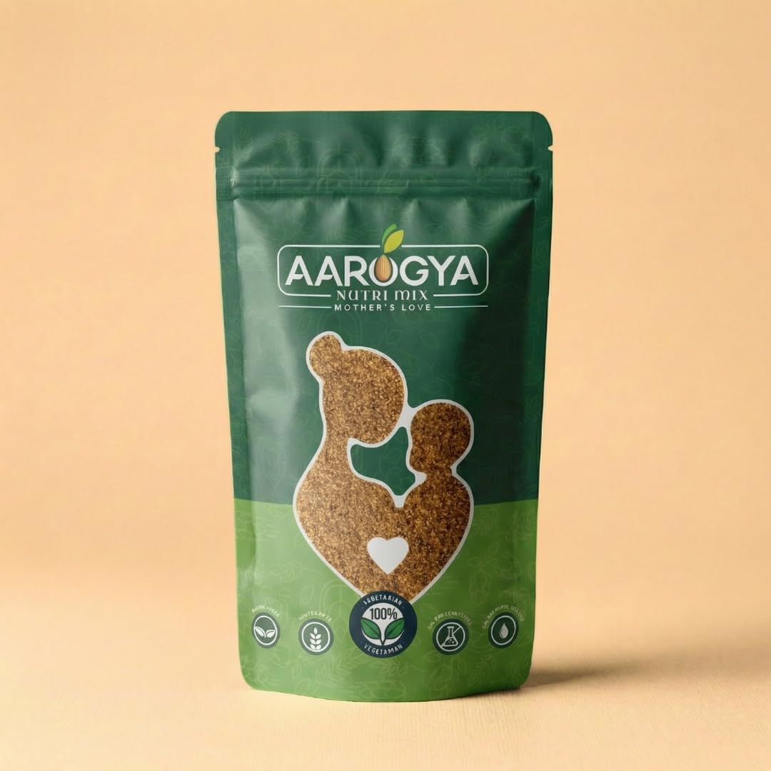 Aarogya Nutri Mix Date Seed Coffee Powder | Caffeine-Free Coffee Alternative | Roasted Date Seeds & Chicory Blend | Natural Vegan Herbal Coffee (Pack of 1) 100 gram-image-13
