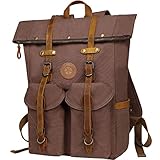 √ KLASSISCHER ALLROUNDER: Der Botone Hamburg Retro Rucksack ist sehr robust und ideal für den Alltag