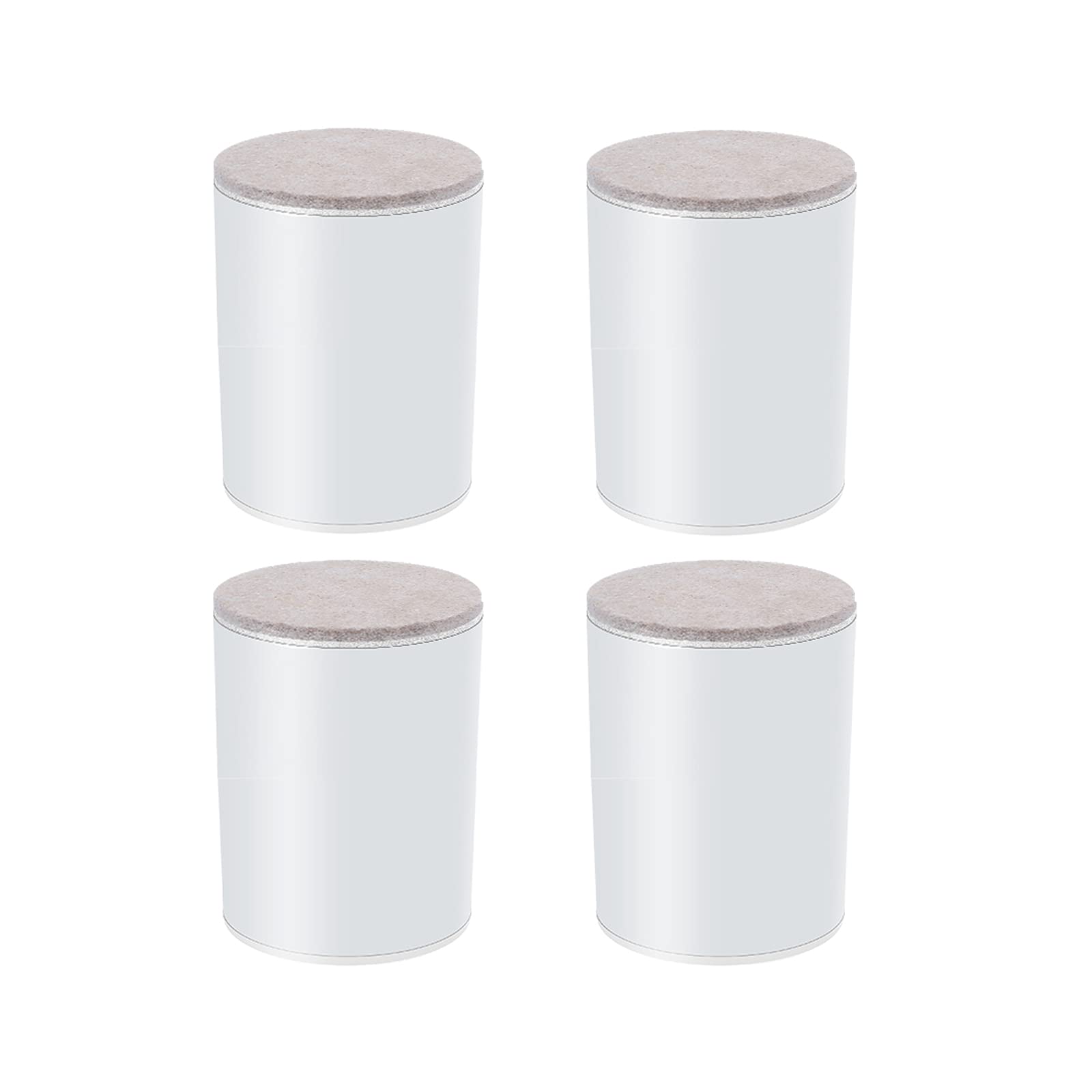 4 patas resistentes para armarios, patas redondas de acero al carbono para sofás y mesas de muebles, base de fieltro para proteger el suelo, instalación autoadhesiva (40 x 40 mm/1,57 x 1,57 pulgadas,