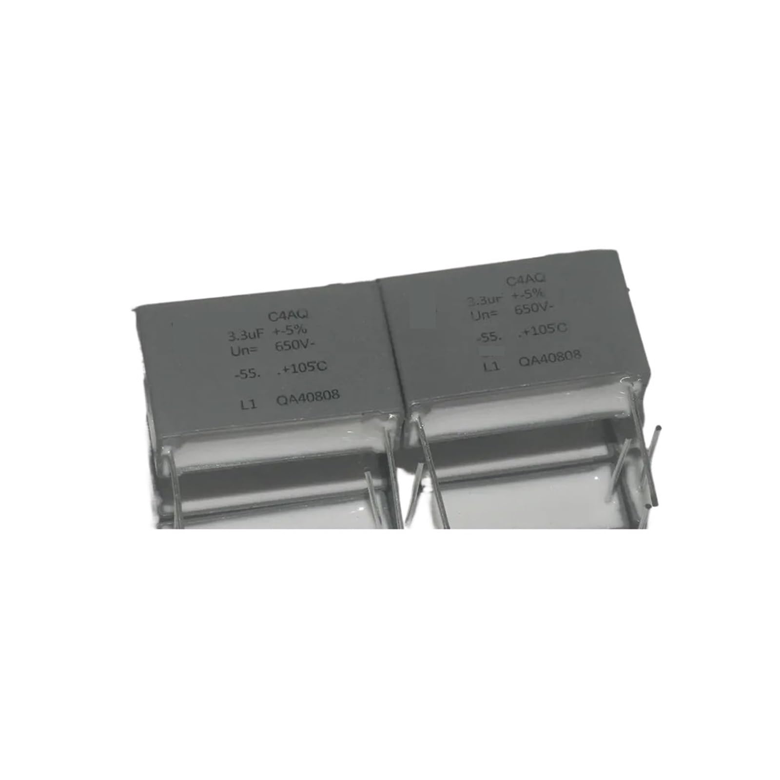 Condensateur film C4AQ 3.3uF 650VDC pas 27.5mm pour circuit imprimé