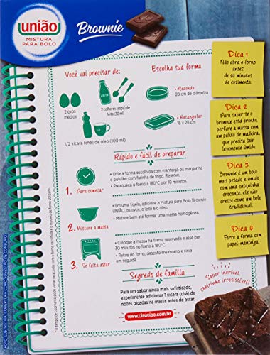Mistura para Bolo tipo Brownie União 480g